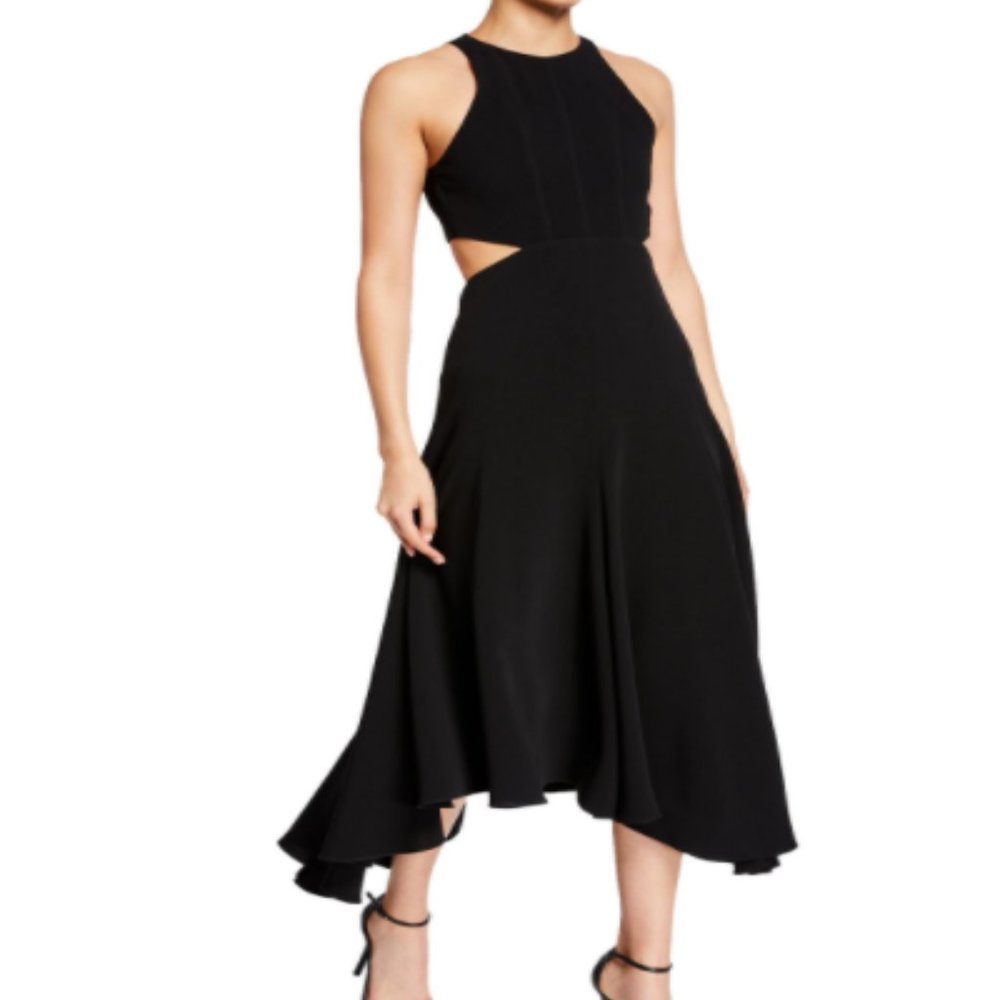 Cinq à Sept Black Midi Dress